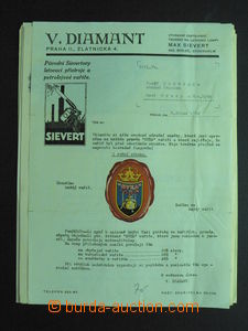 54210 - 1928-42 7 pcs of commercial correspondence (letters, invoice