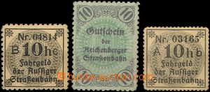55721 - 1900? comp. 3 pcs of předplatních coupons (perforated) on/