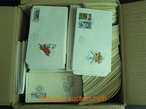 56519 - 1948-2005 ČSR II, ČR velká sestava FDC a nálepních lis