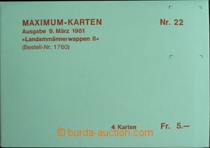 57463 - 1979-88 CARTES-MAXIMUM / LIECHTENSTEIN sestava 177ks analog