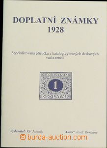 58323 - 2000 Ronzany Joseph: Postage due stmp stamps 1928, issued KF