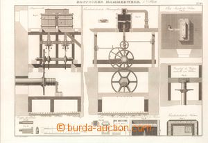 58593 - 1831 technical printings, picture insert mechanics, Rostocke