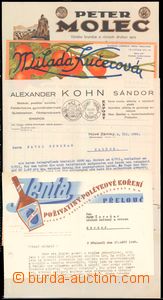 58946 - 1931-46 comp. 4 pcs of decorated invoices firm (Alexander Ko