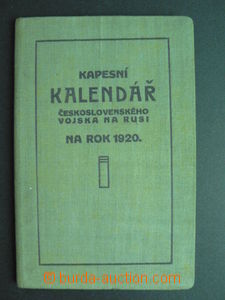 59082 - 1919 Kapesní kalendář čs. vojska na Rusi na rok 1920, n