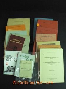 59192 - 1937-73 ŽELEZNIČNÍ DOPRAVA soubor 18ks vázaných i bro