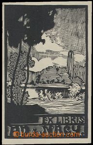 59319 - 1911 VÁCHAL Josef (1884–1969): exlibris Ad. z Nagy, 65x10