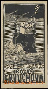 59324 - 1909 VÁCHAL Josef (1884–1969): exlibris Božka Grulichov