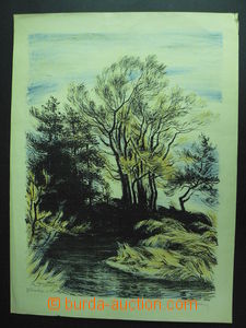 59369 - 1930? KUČERA Rudolf, (1884), Jihlavka u Vladislavi, barevn