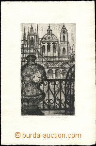 59415 - 1980? KLIMOVIČOVÁ Marička (1927 - 1993), Z Vrtbovské zah
