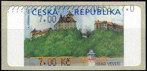 61257 - 2000 Pof.AT1 Veveří, 7Kč bez *, trojitý výrazně posunutý tis