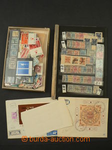 61422 - 1927-50 PALESTINE - ISRAEL, partie známek, volně sypané v