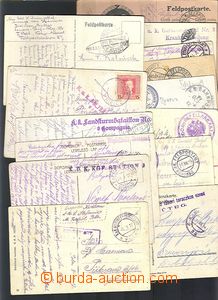61467 - 1914-18 FELDPOST/ AUSTRIA sestava 28ks celistvostí prošl