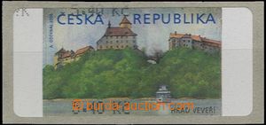 61522 - 2000 Pof.AT1 Veveří, hodnota 5,40Kč bez *, výrazně posunutý
