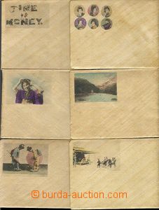 61872 - 1900? JAPANESE LETTER ENVELOPES and PAPERS, comp. 6 pcs of e