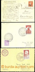 62333 - 1927-47 2x card with special postmark + postcard, 1x postcar