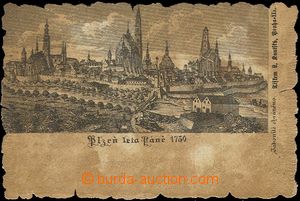 62400 - 1900 Plzeň - imitace historického dokumentu, ozdobný oře