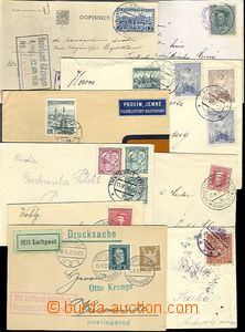 62866 - 1918-56 partie 18ks různých celistvostí, obsahuje např.