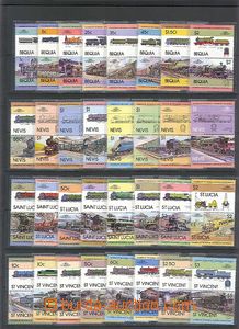 63234 - 1980-2000 NÁMĚT/ ŽELEZNICE sestava zn. a aršíků s mo