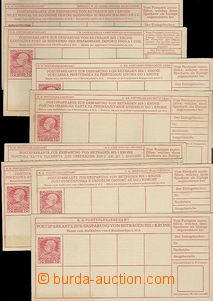 63326 - 1908 spořenky Mi.SK81-SK88, 8ks, kompl. sestava všech jazy