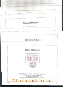 63493 - 1994-95 ČESKÁ REPUBLIKA sestava 2 ročníků nálepních