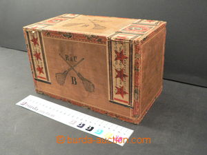 63501 - 1930? TOBACCO PRODUCTS original wooden box, size 26x13,5x15