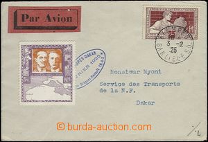 63578 - 1925 airmail letter to Senegal with Mi.174, CDS Etampes 3.2.
