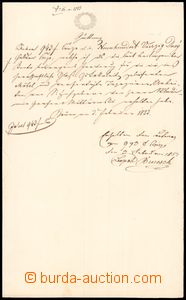64165 - 1853 AUSTRIA / BRNO  release, Brno, revenue 3G, cat. Korinek