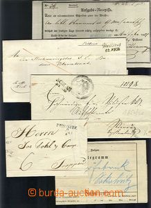 64495 - 1836-70 AUSTRIA/ PŘEDZNÁMKOVÉ DOPISY sestava 24ks sklád