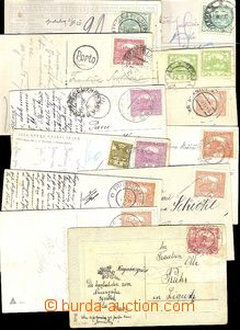 64572 - 1918-21 ČSR I., partie 57ks pohlednic frankovaných známka