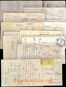 64575 - 1918-19 ČSR I., partie 38ks pohlednic s úhradou poštovné