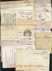 64616 - 1918-20 POLNÍ POŠTA ČSR Slovensko, sbírka 44ks pohledni