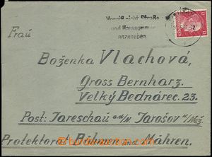 65395 - 1942 KT BUCHENWALD, dopis vyfr. zn. 12Pf, zasláno do ČaM,