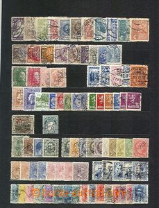 65543 - 1900-40 PERFINY/ EVROPA sestava cca 180ks známek s perfiny