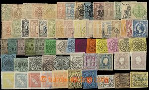 65822 - 1850-?? EUROPE sestava 64ks klasických známek, zejména s