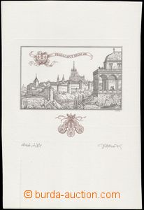 66785 - 199? HERČÍK Joseph: author's print, graphic sheet (Prague