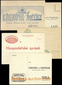 67270 - 1930? comp. 10 pcs of commercial PC with advertising, Un, pe