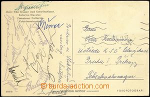 67407 - 1949 SPORTSMEN / ICE HOCKEY postcard sent from World Champi