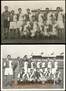 67699 - 1945 SK Slavia Prague, comp. 4 pcs of photos, Slavia before/