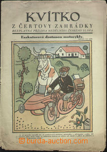 68627 - 1931 Kvítko from čertovy zahrádky, Sunday insert České