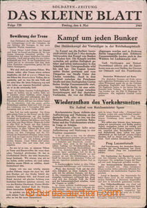 68780 - 1945 DAS KLEINE BLATT, noviny pro německou armádu v poli,