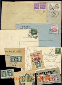 72140 - 1926-51 sestava 5ks celistvostí s raz. nádražních poštovních