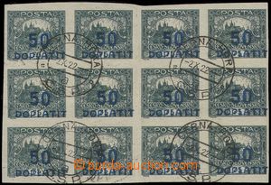 75731 - 1922 Pof.DL19 joined spiral types, Hradcany to exhaustion-i