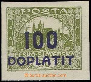 75889 - 1922 Pof.DL24a, Postage Due - overprint issue Hradcany 100/8