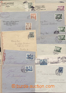 76513 - 1939-45 SLOVAKIA comp. 14 pcs of letters - all simple frank