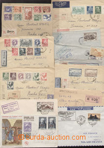 77428 - 1930-50 FRANCE / COLONIES comp. 14 pcs of mainly air-mail l