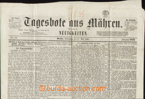 77831 - 1868 RAKOUSKO-UHERSKO celé noviny Tagesbote aus Mähren, Brn