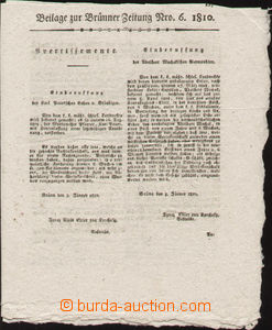 77852 - 1810 RAKOUSKO příloha k Brünner Zeitung, svolávací vyh