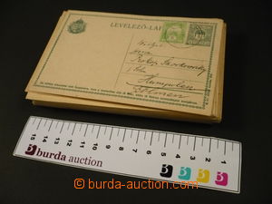 79961 - 1910-1915 HUNGARY selection of 56 pcs of entires, mainly p.