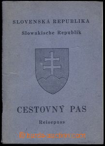 81146 - 1944 passport, Slovak Rep., very good condition