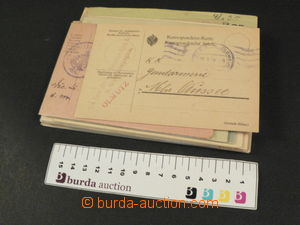 82024 - 1920-1939 ČSR I. sestava 27ks služebních lístků a dopis